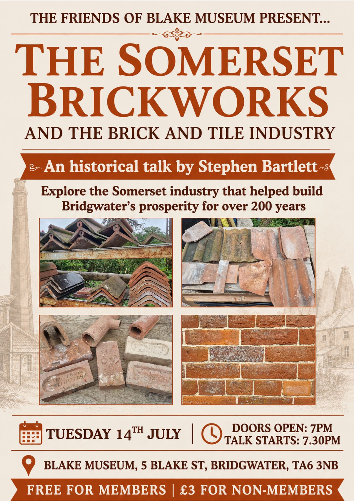 Upcoming Talk: ‘The Somerset Brickworks’ by Stephen Bartlett