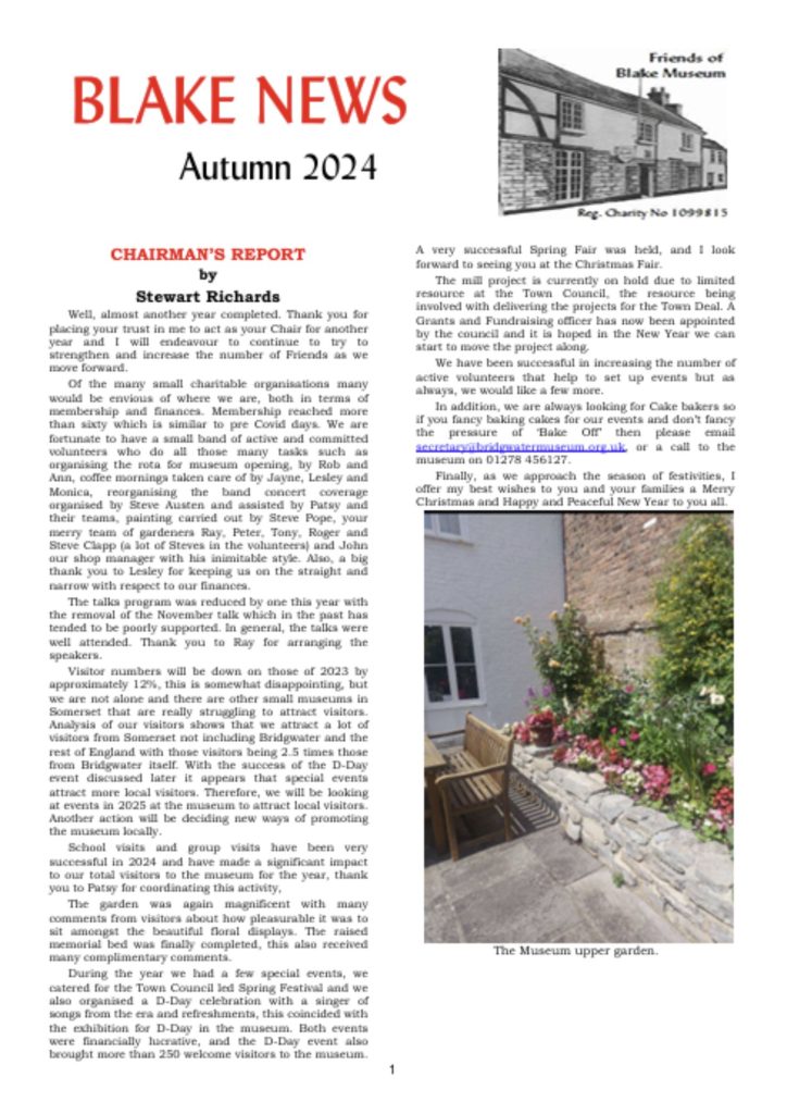 Blake News Autumn 2024 Cover