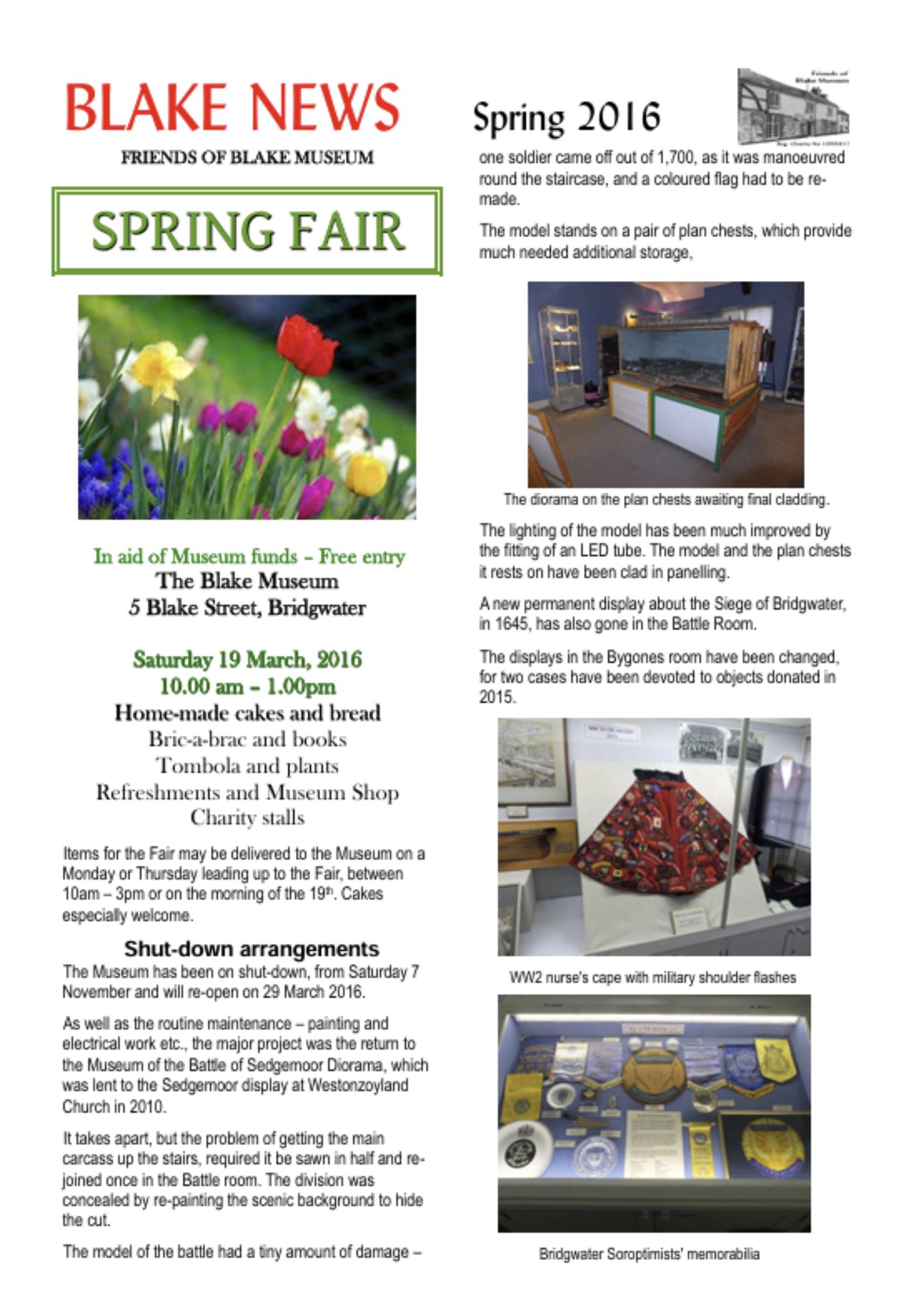 Blake News Spring 2016 Cover
