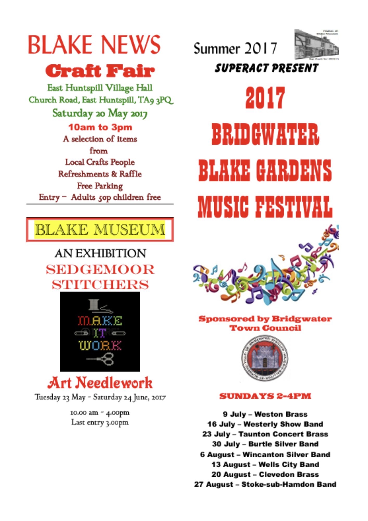 Blake News Summer 2017 Cover