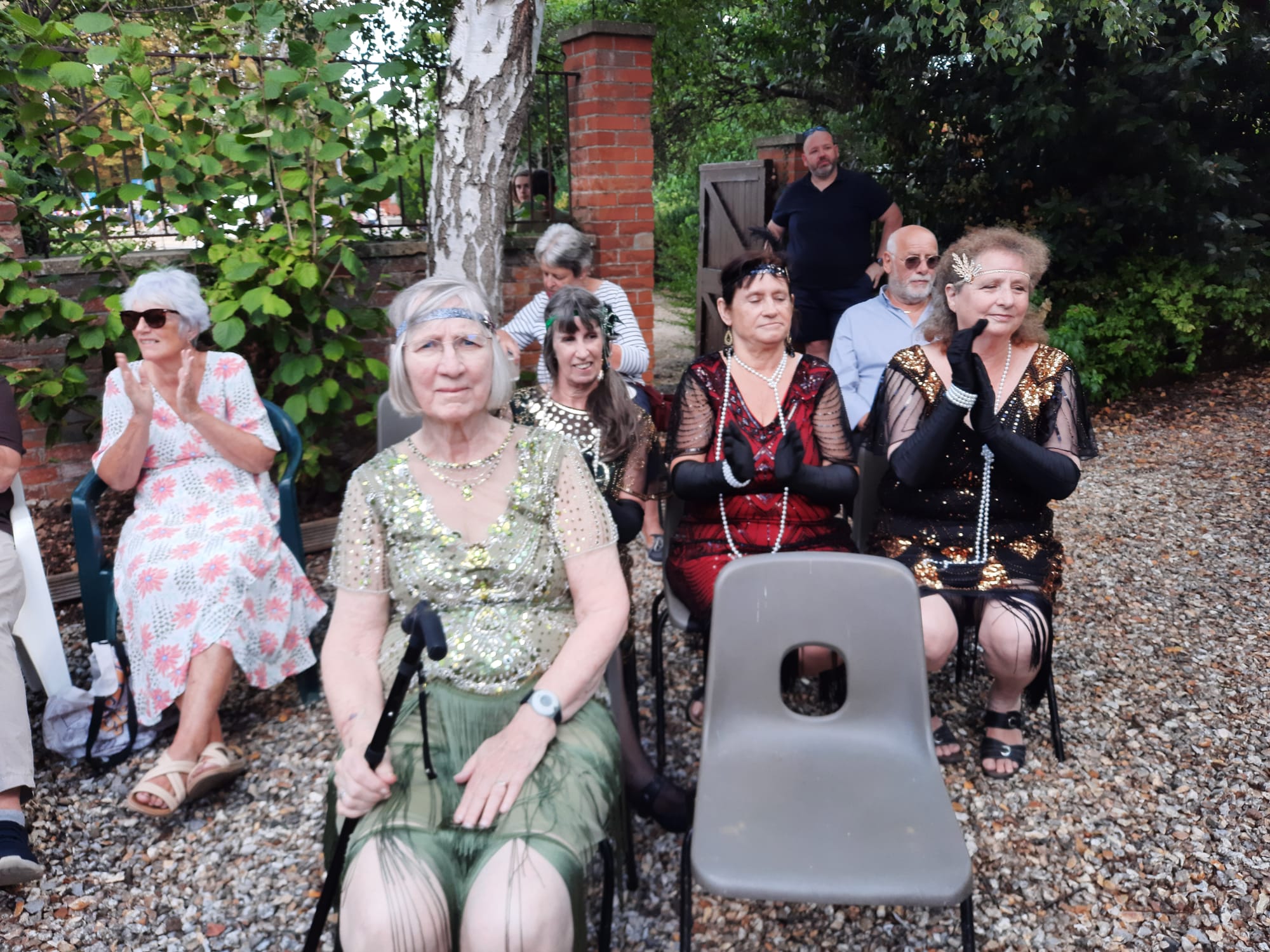 Ladies Dressed Up on Living History Day